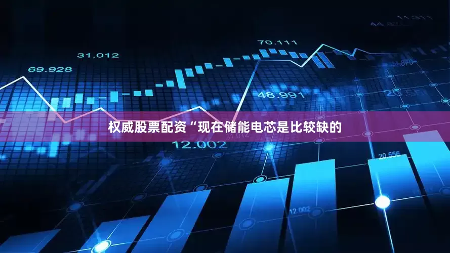 权威股票配资“现在储能电芯是比较缺的
